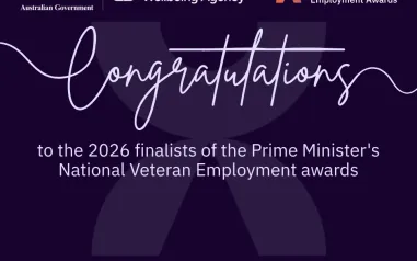 Employment award finalist congratulations tile